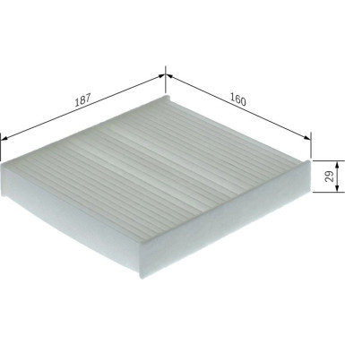 Filter, Innenraumluft 1 987 435 168 Filter, Innenraumluft 1 987 435 168