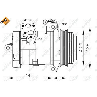 Kompressor, Klimaanlage 32698 Kompressor, Klimaanlage 32698