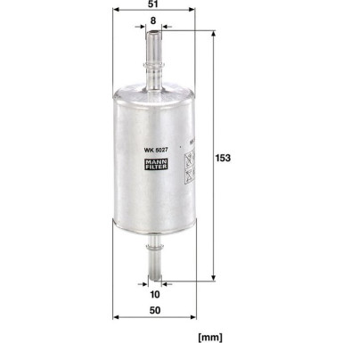 Kraftstofffilter WK 5027 Kraftstofffilter WK 5027