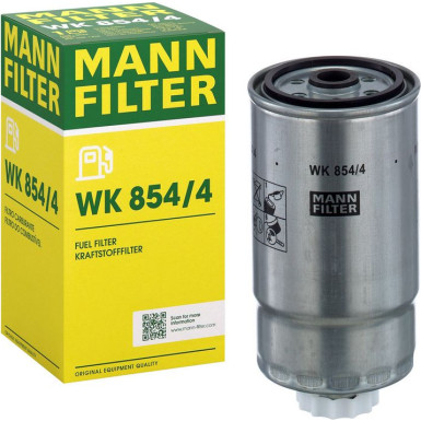 Mann-Filter Kraftstofffilter WK 854/4 Mann-Filter Kraftstofffilter WK 854/4