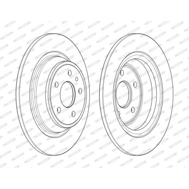 Bremsscheibe DDF2338C