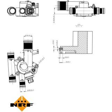 Thermostat, Kühlmittel 725011 Thermostat, Kühlmittel 725011