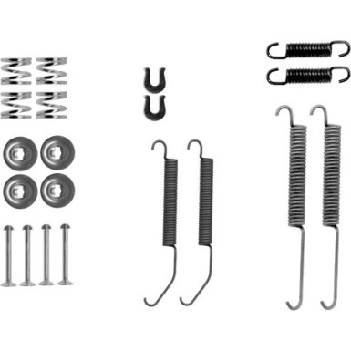 Hella Zubehörsatz, Bremsbacken 8DZ 355 205-851