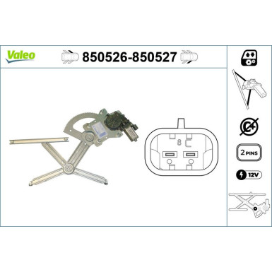 Valeo Fensterheber 850526 Valeo Fensterheber 850526