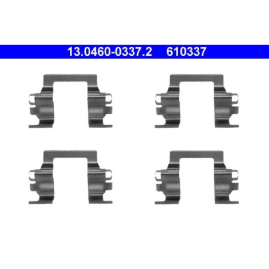 ATE Zubehörsatz, Scheibenbremsbelag 13.0460-0337.2 ATE Zubehörsatz, Scheibenbremsbelag 13.0460-0337.2