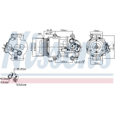 Kompressor, Klimaanlage 89089 Kompressor, Klimaanlage 89089