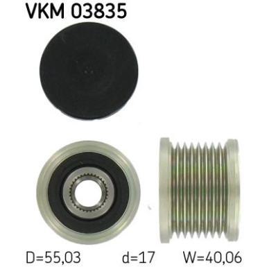 Generatorfreilauf VKM 03835 Generatorfreilauf VKM 03835