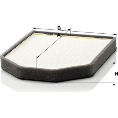 MANN-FILTER CU 2949-2 Innenraumfilter, Partikelfilter