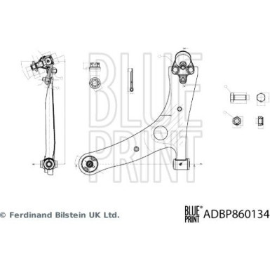 Blue Print Lenker, Radaufhängung ADBP860134 Blue Print Lenker, Radaufhängung ADBP860134