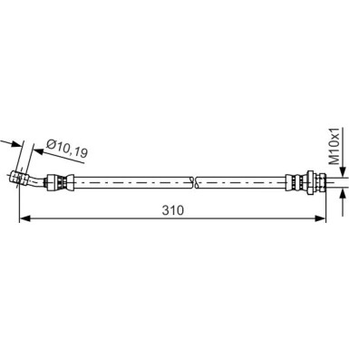 BOSCH Bremsschlauch 1 987 481 416