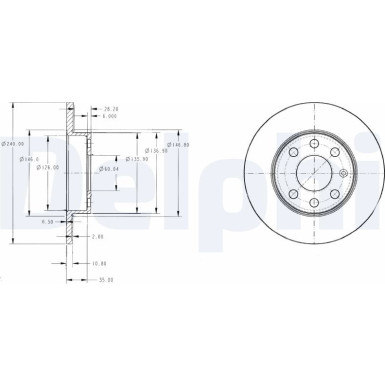 Bremsscheibe BG3567 Bremsscheibe BG3567