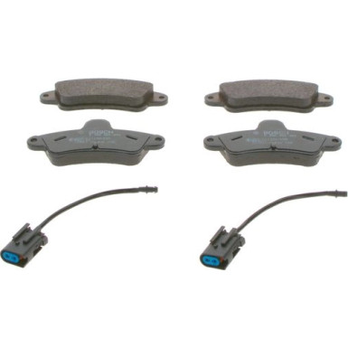 BOSCH Bremsbelagsatz, Scheibenbremse 0 986 460 991