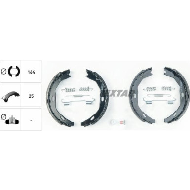 Textar Bremsbackensatz, Feststellbremse 91066900
