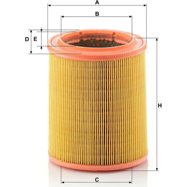 MANN-FILTER C 1472 Luftfilter