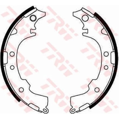 TRW Bremsbackensatz GS8652
