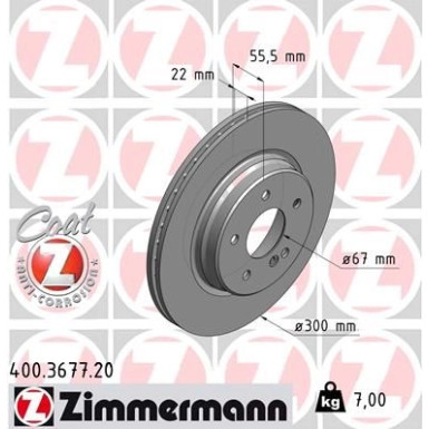 Bremsscheibe 400.3677.20