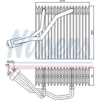 Verdampfer, Klimaanlage 92176