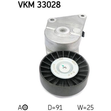 SKF Spannrolle, Keilrippenriemen VKM 33028