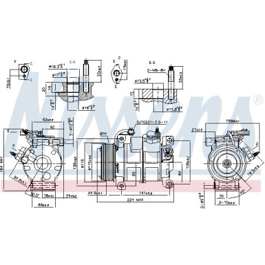 Kompressor, Klimaanlage 890169 Kompressor, Klimaanlage 890169