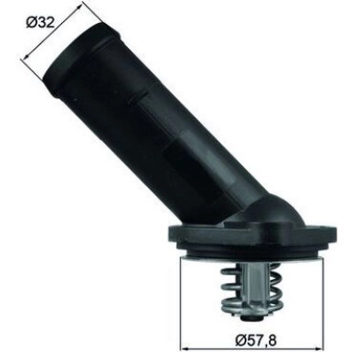 Mahle Thermostat, Kühlmittel BEHR TI 225 92D
