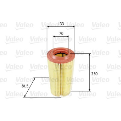 Valeo Luftfilter 585649
