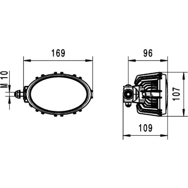 Arbeitsscheinwerfer 1GA 996 761-191 Arbeitsscheinwerfer 1GA 996 761-191
