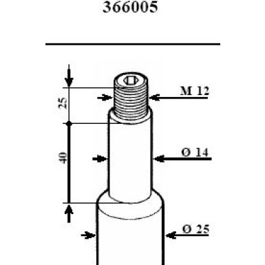 Stoßdämpfer 366005 Stoßdämpfer 366005