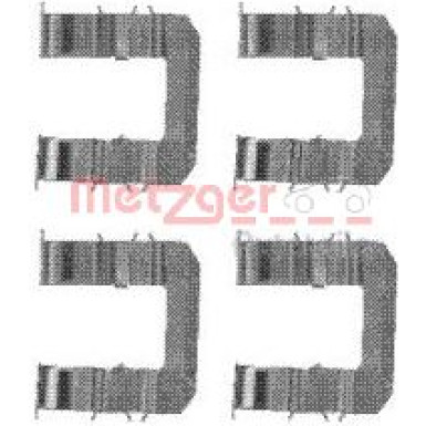 Metzger Zubehörsatz, Scheibenbremsbelag 109-1735