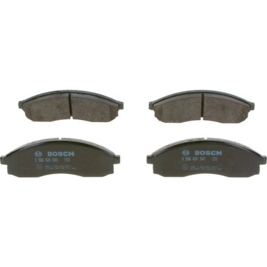 BOSCH Bremsbelagsatz, Scheibenbremse 0 986 424 340