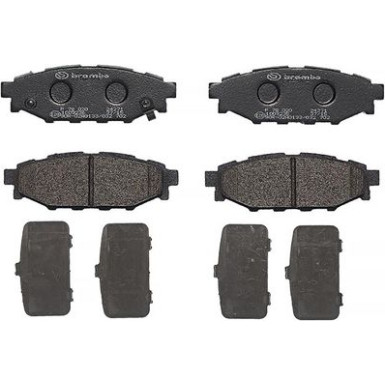 Brembo Bremsbelagsatz, Scheibenbremse PRIME LINE P 78 020 Brembo Bremsbelagsatz, Scheibenbremse PRIME LINE P 78 020