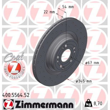 Bremsscheibe 400.5564.52 Bremsscheibe 400.5564.52