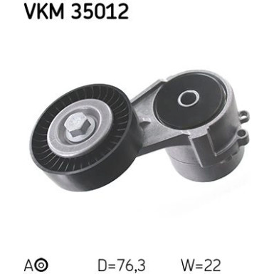 SKF Spannrolle, Keilrippenriemen VKM 35012