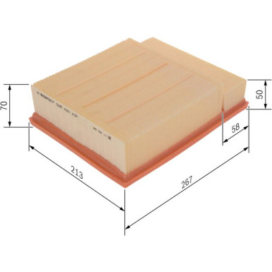 BOSCH F 026 400 437 Luftfilter