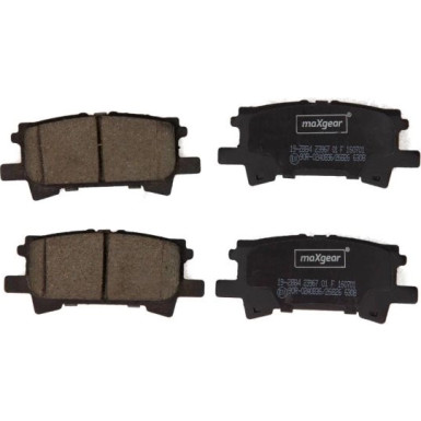 Maxgear Bremsbelagsatz, Scheibenbremse 19-2884 Maxgear Bremsbelagsatz, Scheibenbremse 19-2884