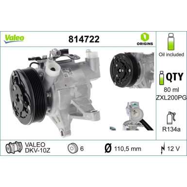 Kompressor, Klimaanlage 814722 Kompressor, Klimaanlage 814722
