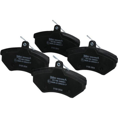 Valeo Bremsbelagsatz, Scheibenbremse EXPERT 302432A Valeo Bremsbelagsatz, Scheibenbremse EXPERT 302432A