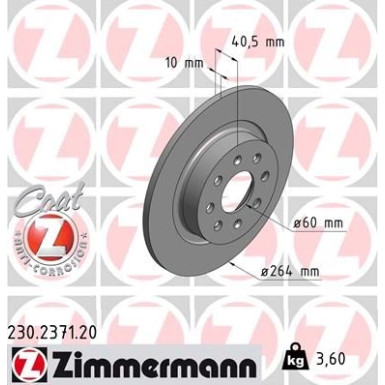 Bremsscheibe 230.2371.20 Bremsscheibe 230.2371.20
