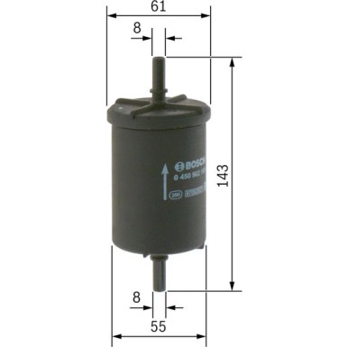 BOSCH Kraftstofffilter 0 450 902 161 BOSCH Kraftstofffilter 0 450 902 161