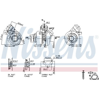 Nissens Turbolader 93255