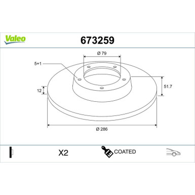 Bremsscheibe 673259 Bremsscheibe 673259