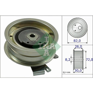 INA Spannrolle, Zahnriemen 531 0203 20