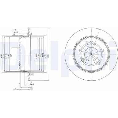 Bremsscheibe BG2291 Bremsscheibe BG2291