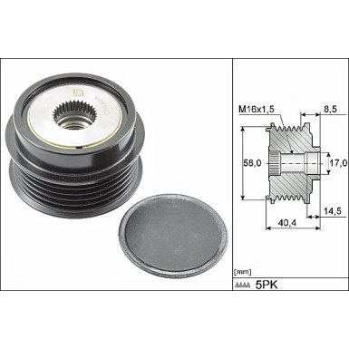 INA Generatorfreilauf 535 0280 10