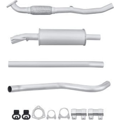 Hella Vorschalldämpfer Easy2Fit – PARTNERED with Faurecia 8LB 366 021-201