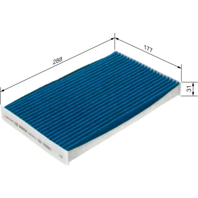 Filter, Innenraumluft 0 986 628 578 Filter, Innenraumluft 0 986 628 578