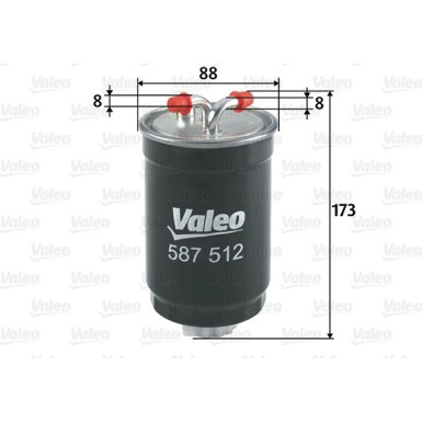 Valeo Kraftstofffilter 587512