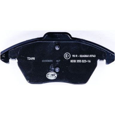 Hella Bremsbelagsatz, Scheibenbremse 8DB 355 023-161 Hella Bremsbelagsatz, Scheibenbremse 8DB 355 023-161