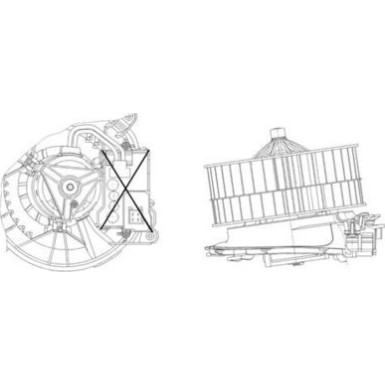 Mahle Innenraumgebläse BEHR Premium Line AB 25 000P