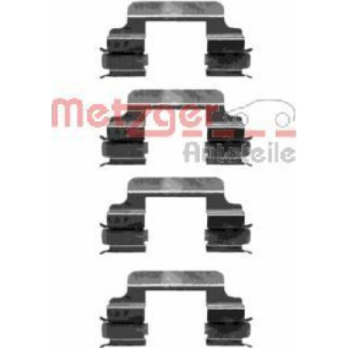 Metzger Zubehörsatz, Scheibenbremsbelag 109-1231