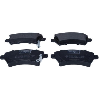 Maxgear Bremsbelagsatz, Scheibenbremse 19-0563 Maxgear Bremsbelagsatz, Scheibenbremse 19-0563